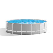 Intex 26726NP Piscina Prisma Frame 457x122 Cm Con Pompa Filtro, Scaletta Doppia, Telo Base E Copertura