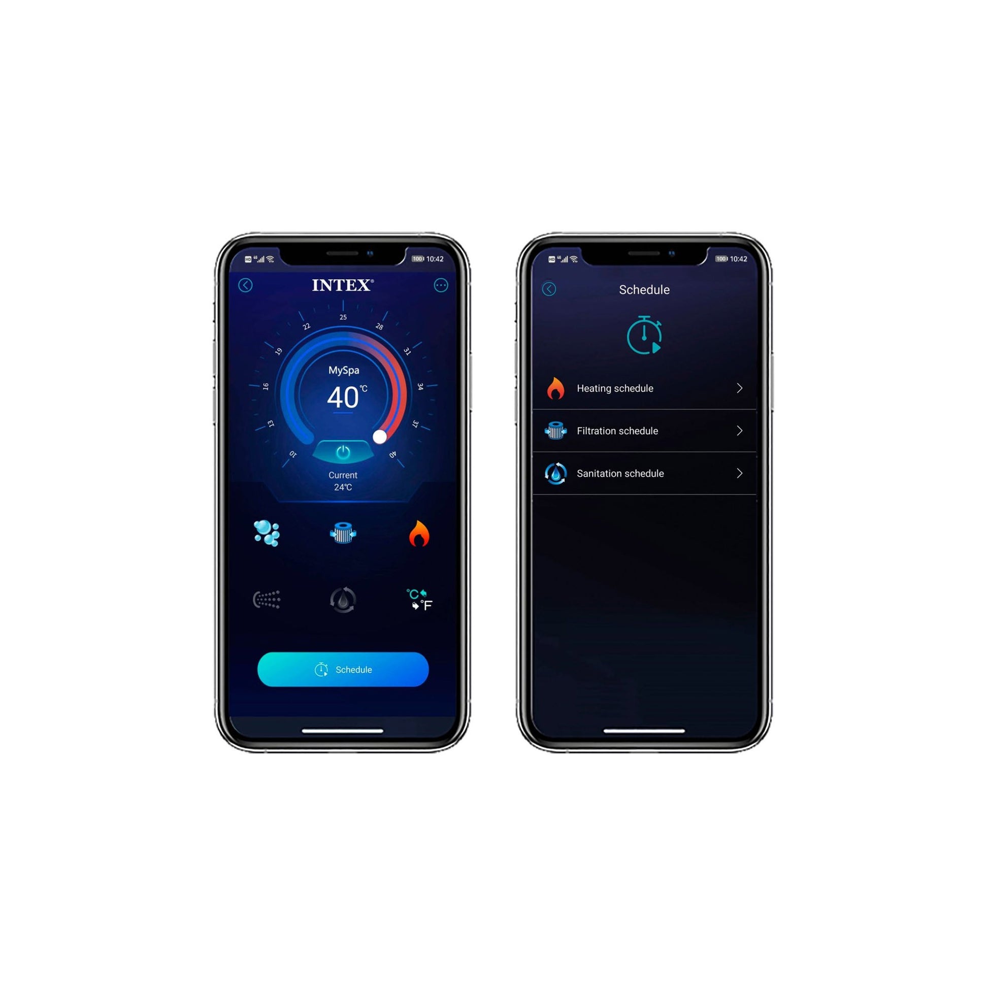 Intex  Pure Spa™ Bubble E Jet Massage Deluxe Ottagonale 201x71 Cm 4 Posti