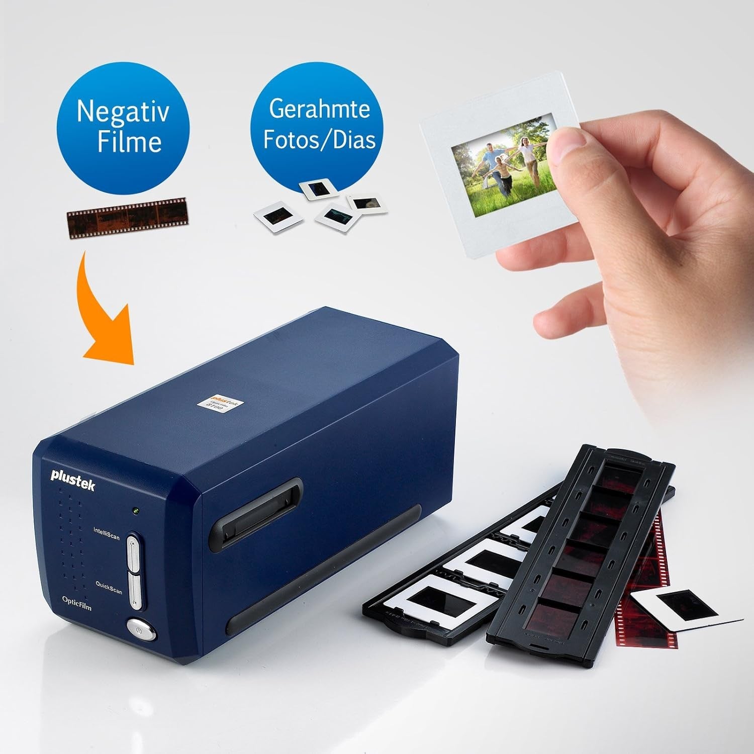 PLUSTEK SCANNER OPTICFILM 8100 GARANZIA UFFICIALE 2 ANNI ITALIA