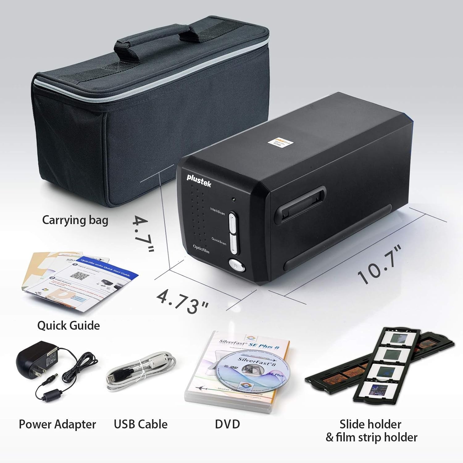 PLUSTEK OPTICFILM 8200i SE SCANNER GARANZIA UFFICIALE 2 ANNI ITALIA