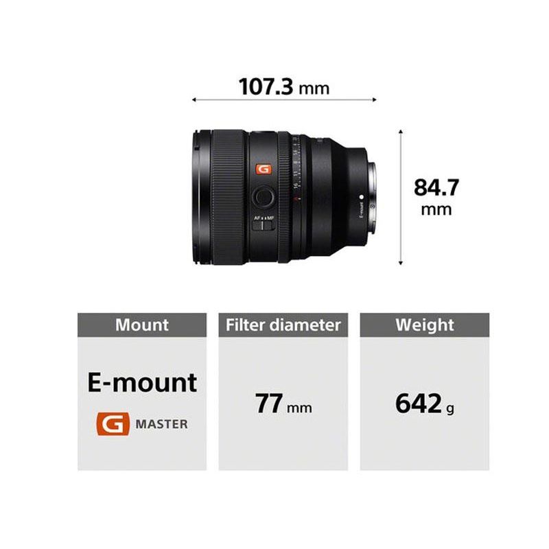 SONY SEL 85mm F1,4 FULL-FRAME G MASTER II NEW GARANZIA UFFICIALE SONY ITALIA