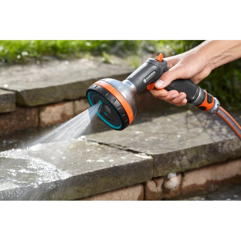 Gardena Doccetta Multiuso Premium Con 5 getti Ideale Per  Innaffiare e Pulire