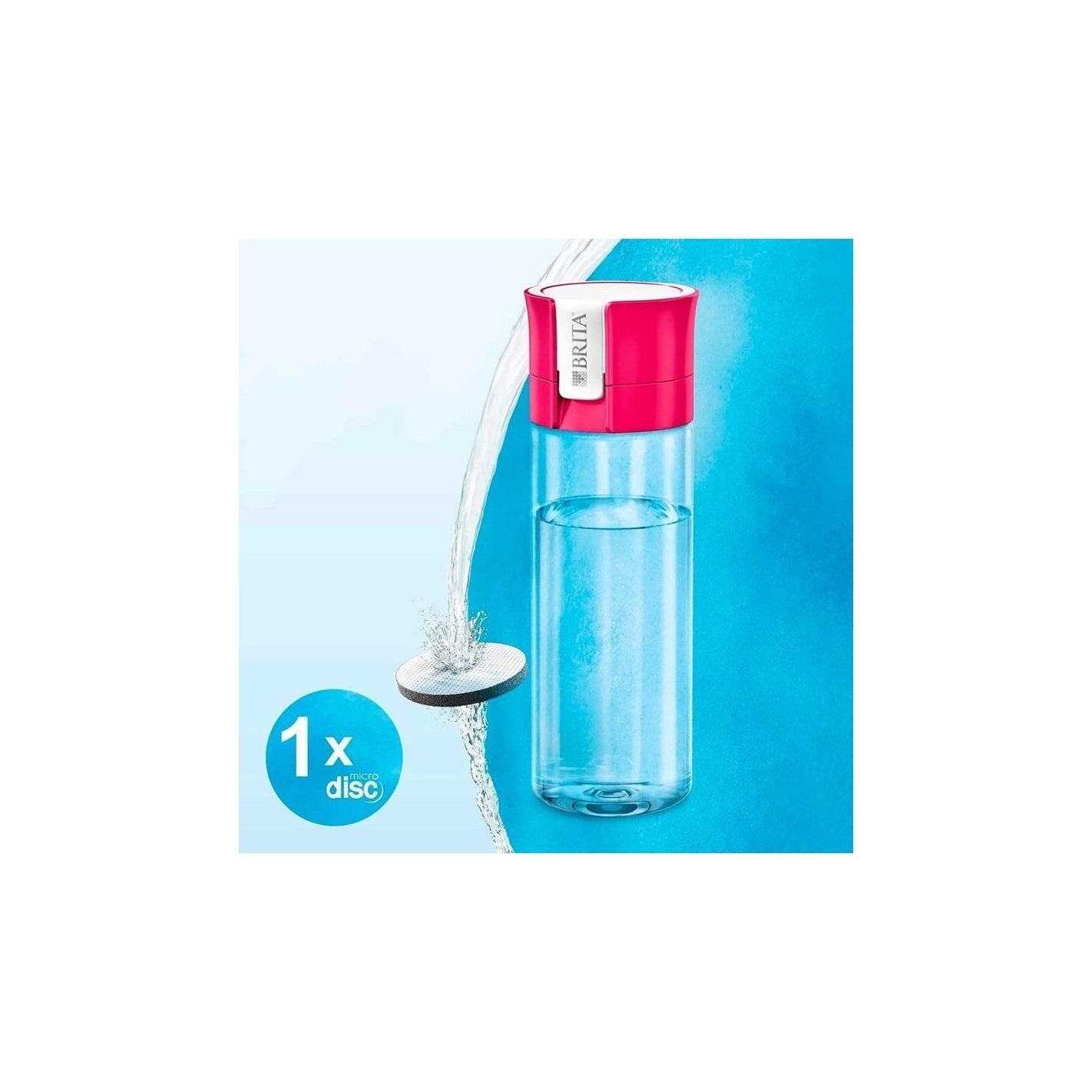 Brita Borraccia Filtrante Fill  Go Pink 0.6 Litri
