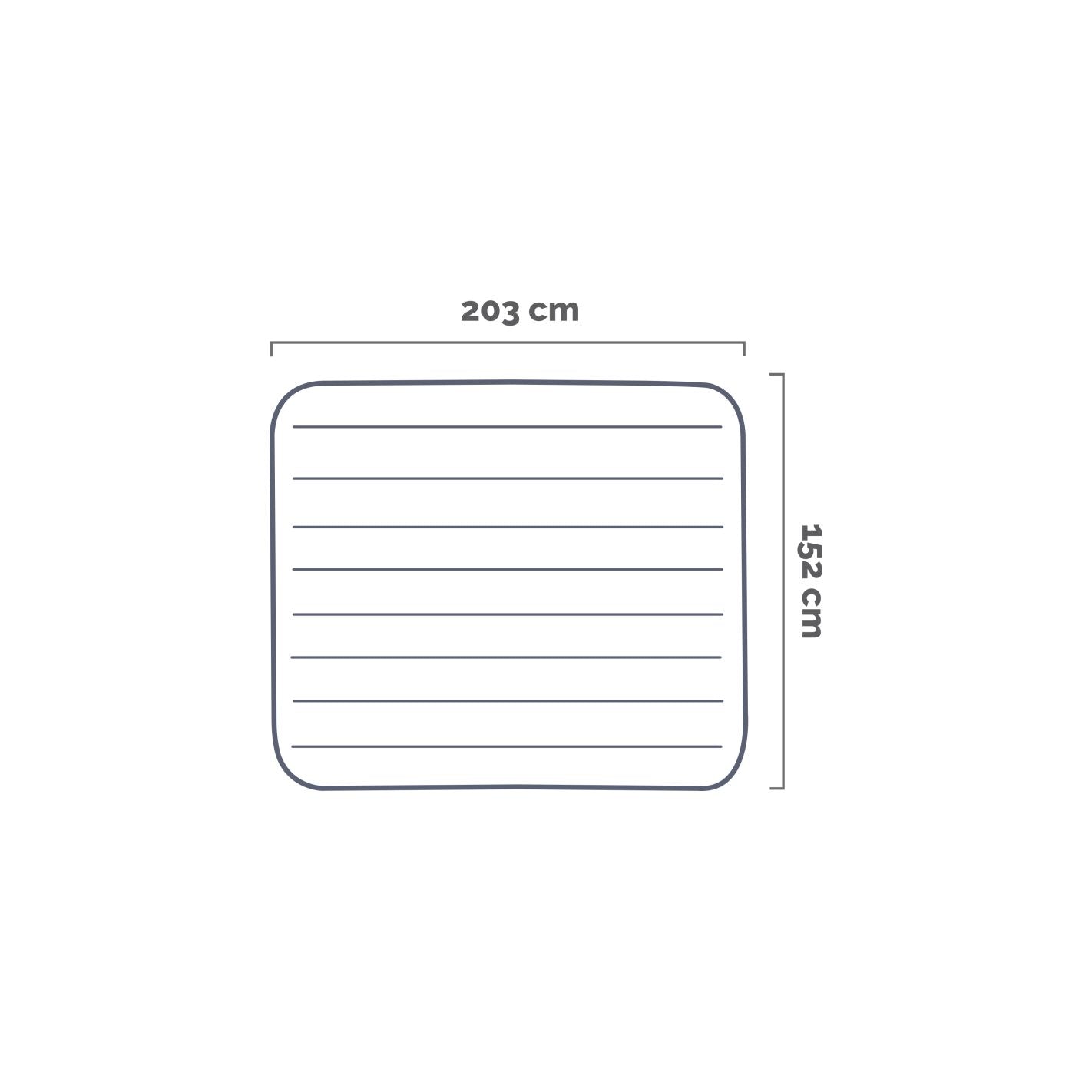 MATERASSO PRESTIGE DOWNY MATRIMONIALE CM 152X203X25