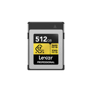 LEXAR CFEXPRESS 4.0 TYPE-B 512GB GOLD