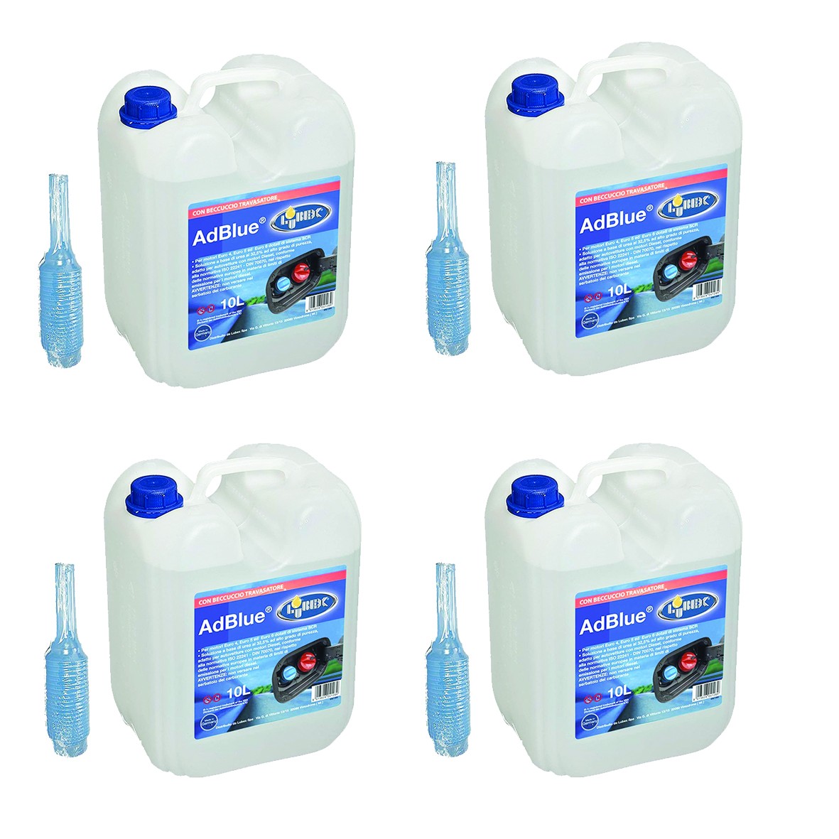 Lubex Ad Blue Additivo Tanica Con Beccuccio Litri 10.
