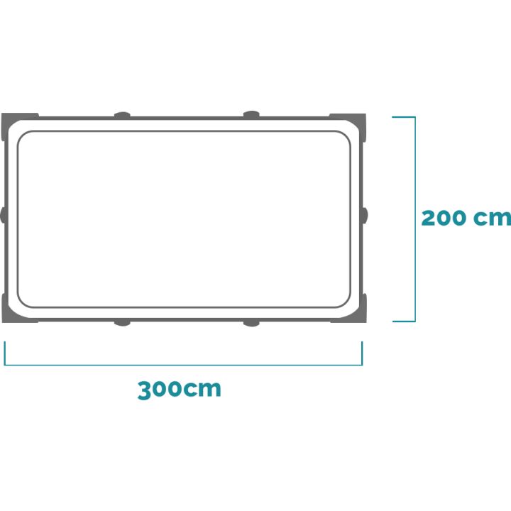 Intex 28272 Piscina Rettangolare Cm 300x200x75