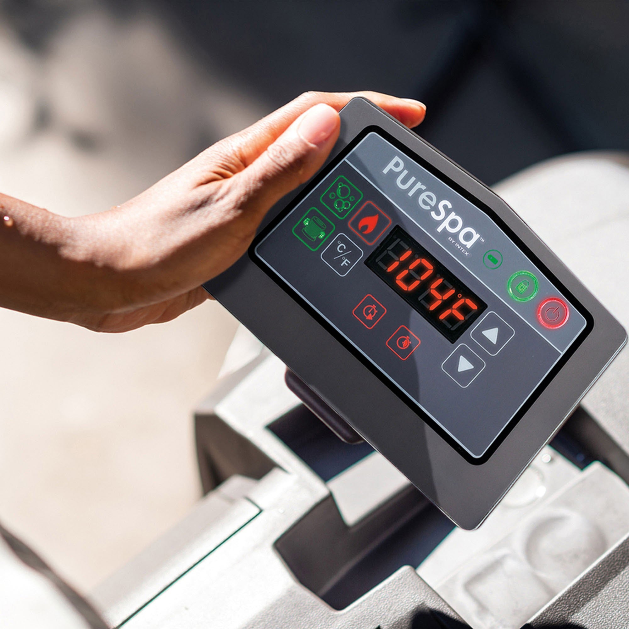 Intex 28442 PureSpa Greywood Deluxe Spa Idromassaggio 6 Posti