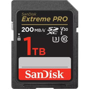 SanDisk SDXC Extreme PRO UHS-I (1 TB) 200MB/S V30 A2 U3 C10 GARANZIA ITALIA 5 ANNI