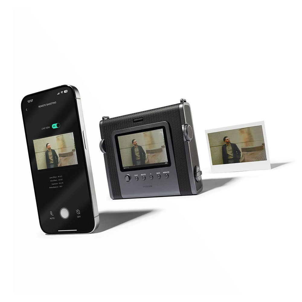 FUJIFILM INSTAX WIDE EVO BLACK CAMERA GARANZIA UFFICIALE ITALIA 2 ANNI