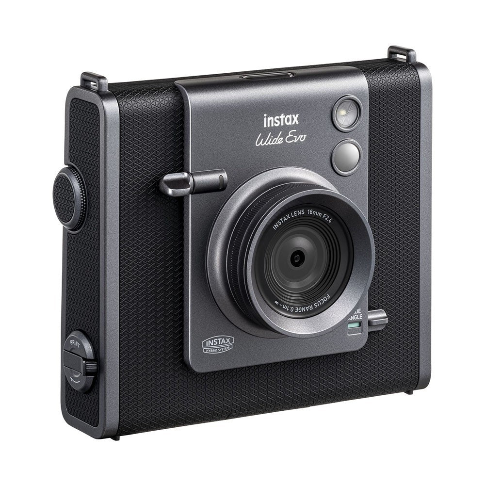 FUJIFILM INSTAX WIDE EVO BLACK CAMERA GARANZIA UFFICIALE ITALIA 2 ANNI