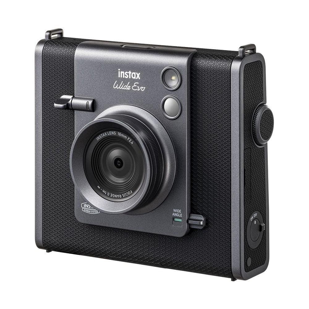 FUJIFILM INSTAX WIDE EVO BLACK CAMERA GARANZIA UFFICIALE ITALIA 2 ANNI