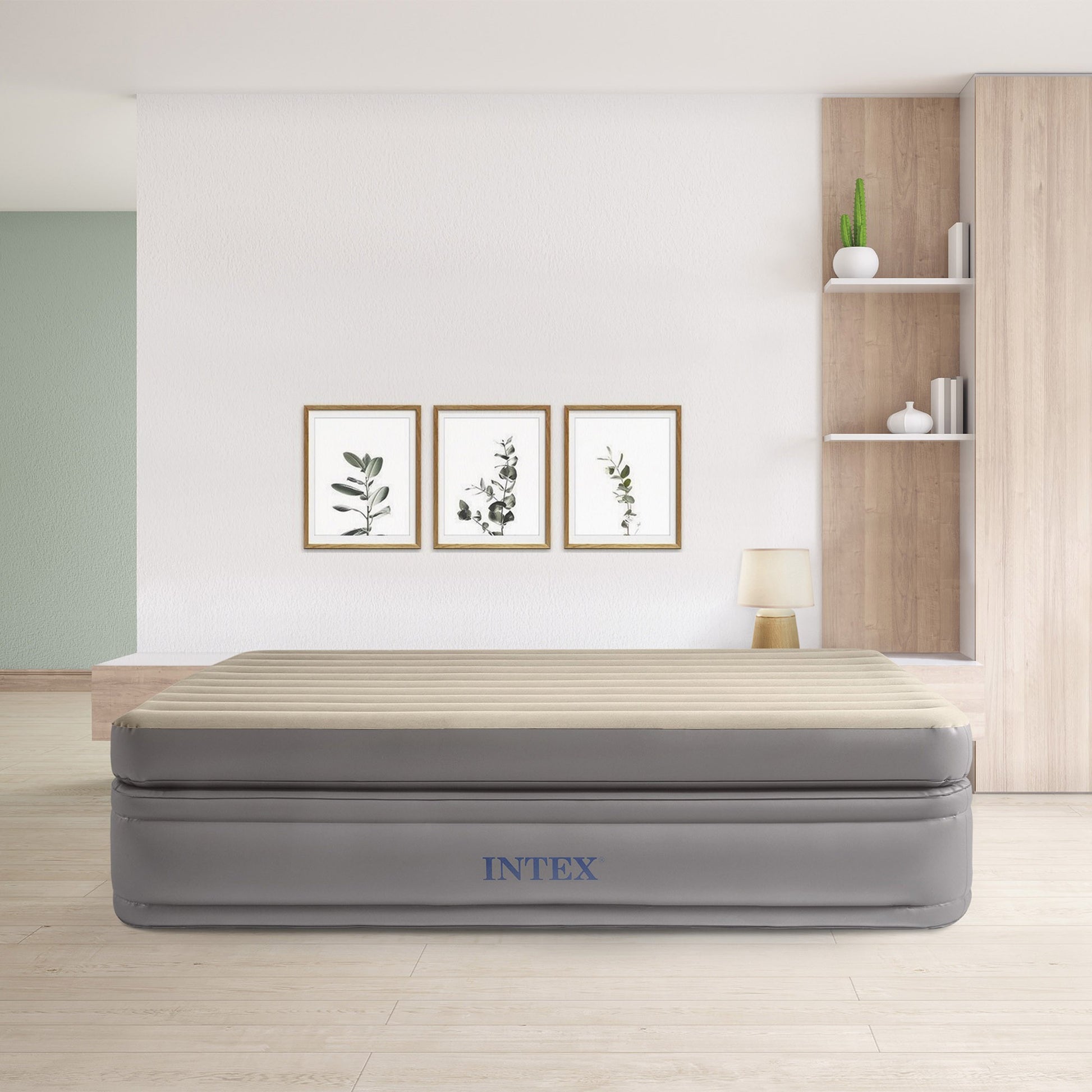 Intex Materasso Airbed Dura-Beam Prime Comfort Elevated con Pompa Elettrica Incorporata