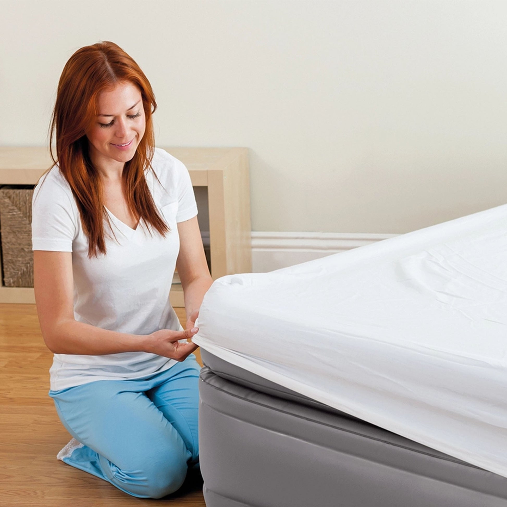 Intex Materasso Airbed Dura-Beam Prime Comfort Elevated con Pompa Elettrica Incorporata