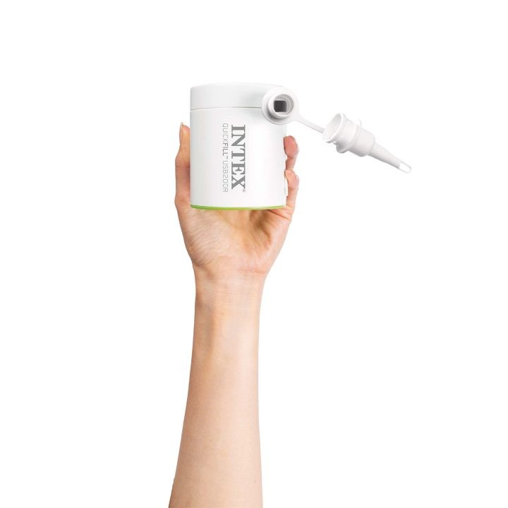 Intex 66637 Pompa elettrica ricaricabile QuickFill USB200R