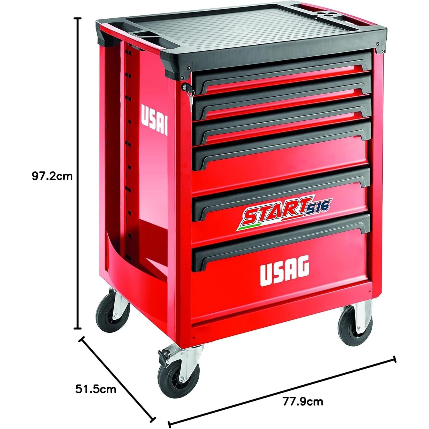 Usag Carrello Portautensili Start Modello 516ST6 Con 6 Cassetti