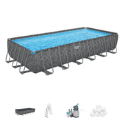 Bestway 561KG Set piscina fuori terra APX 365 da 732x366x132 cm