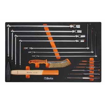 Beta Combinazione Arredo officina RSC50 Automotive Con Assortimento di 445 Utensili Omaggio