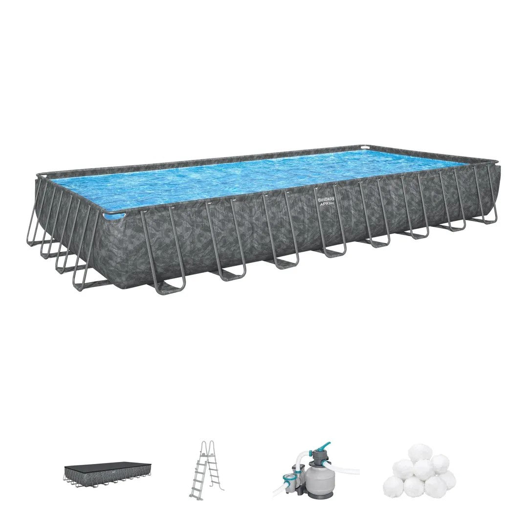 Bestway 561KJ Set piscina fuori terra APX 365 da 956x488x132 cm