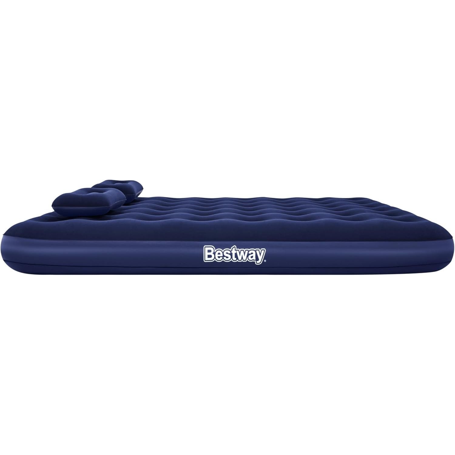 Bestway 67374 Airbed Pvc Blu Floccato Matrimoniale Plus Cm.203X152X22