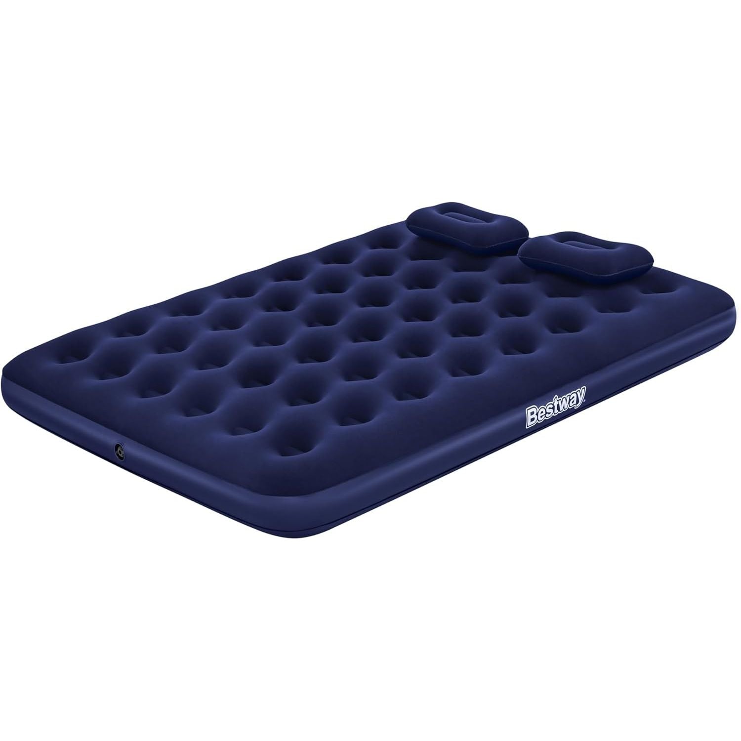 Bestway 67374 Airbed Pvc Blu Floccato Matrimoniale Plus Cm.203X152X22