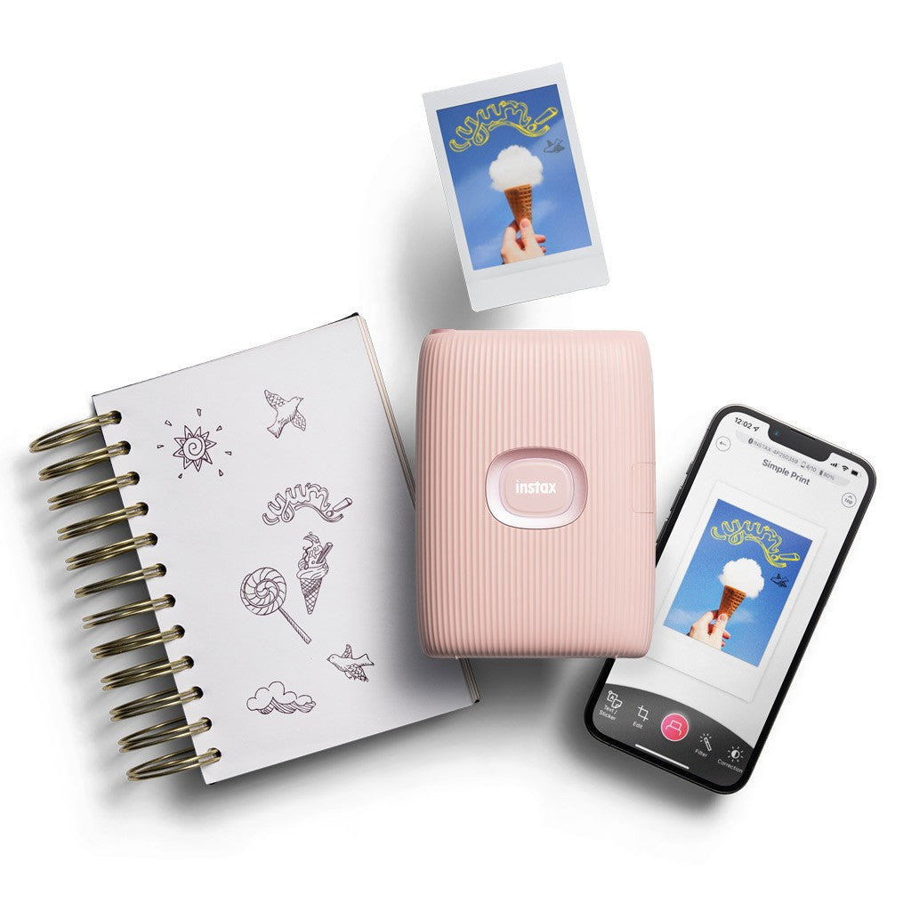 FUJIFILM INSTAX MINI LINK 2 PRINTER SOFT PINK Garanzia Ufficiale 2 Anni