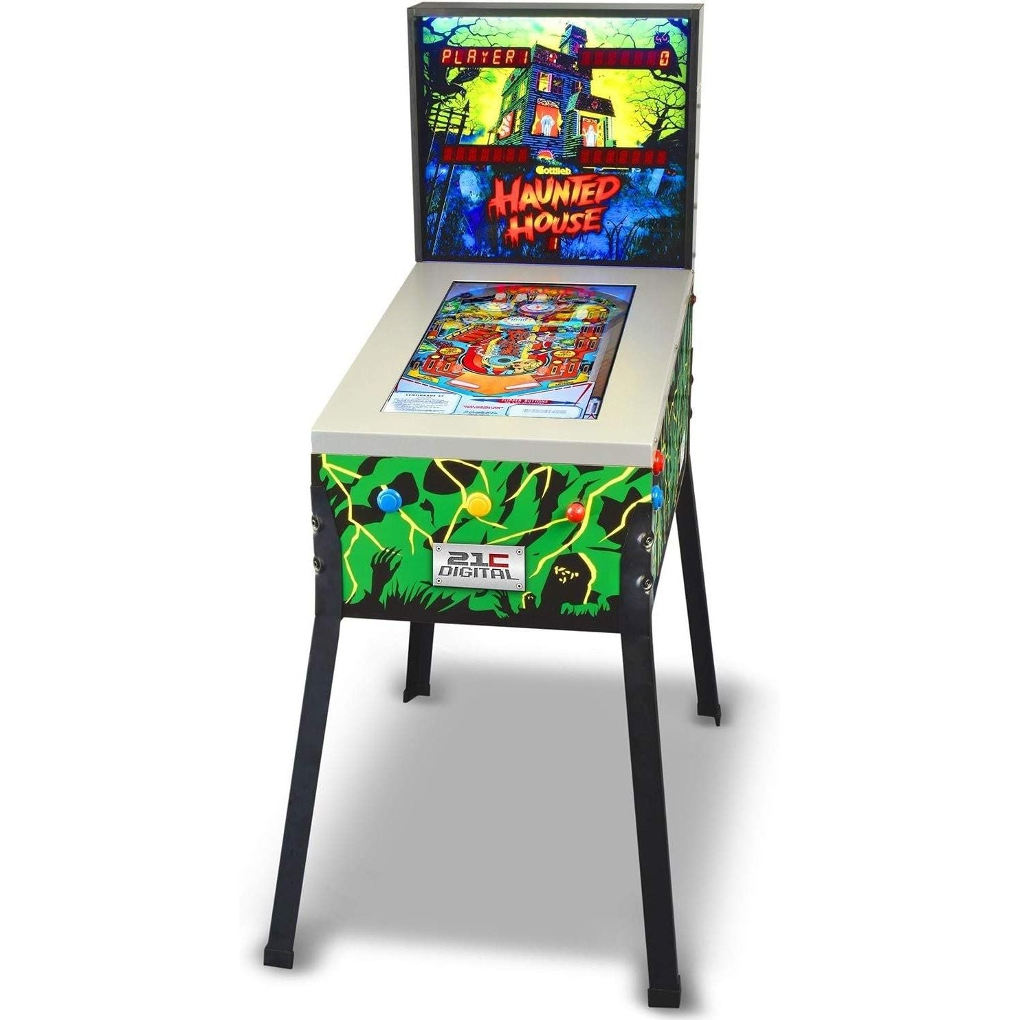 VideoGioco Toy Shock Pinball - Haunted House Cabinato Arcade1UP GARANZIA UFFICIALE POLYPHOTO