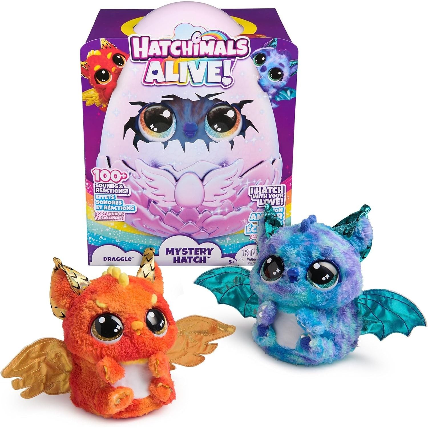 Hatchimals Alive - Uovo Mystery Hatch Draggle