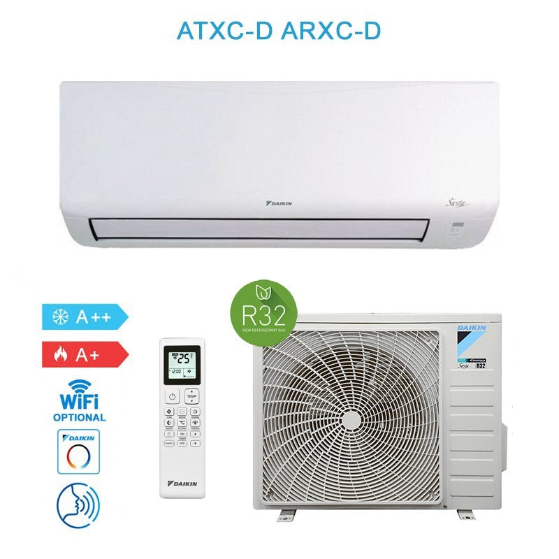 Daikin Condizionatore Climatizzatore Siesta New Evolution Inverter Wifi Ready R32 Bianco