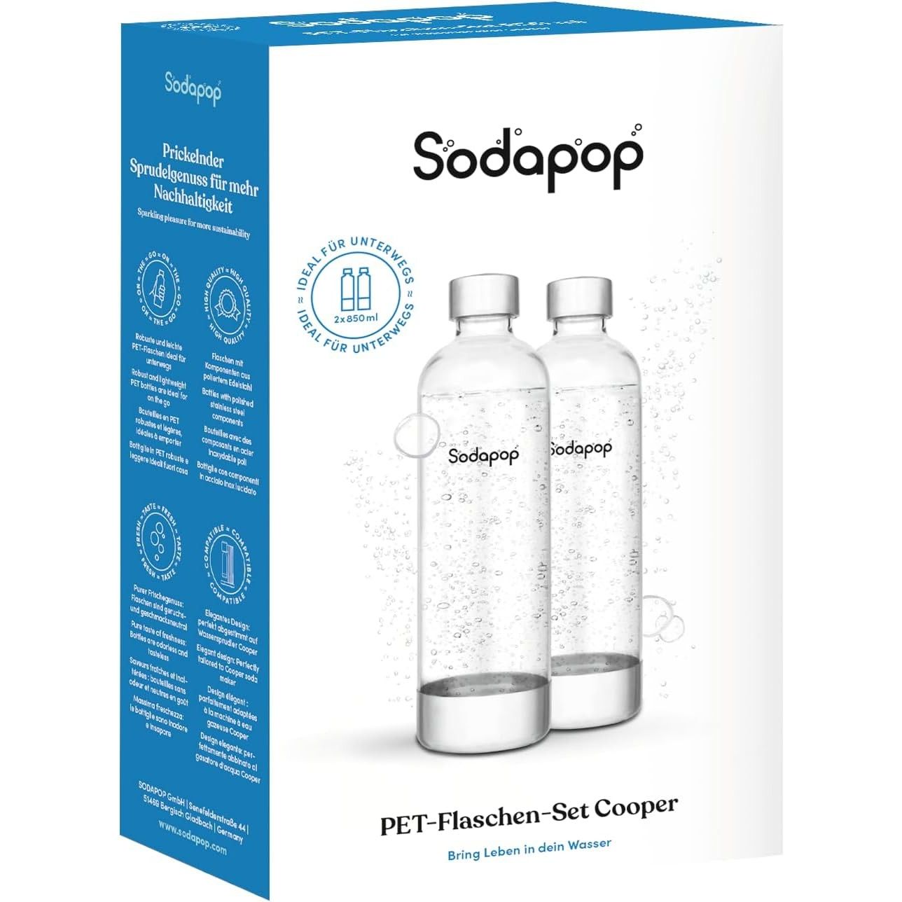 Sodapop Bottiglie Per Gasatore Cooper Bipack