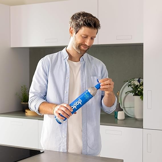 Sodapop Cilindro Attacco a Vite Blu