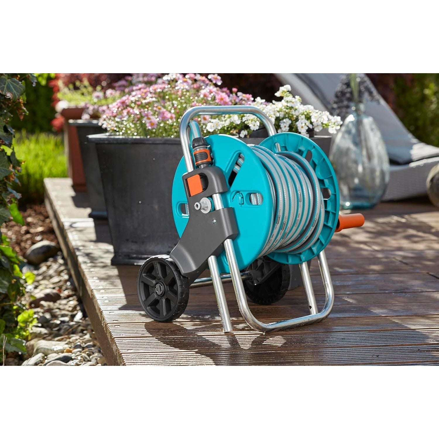 Gardena Promo Set Carrello Avvolgitubo CleverRoll S