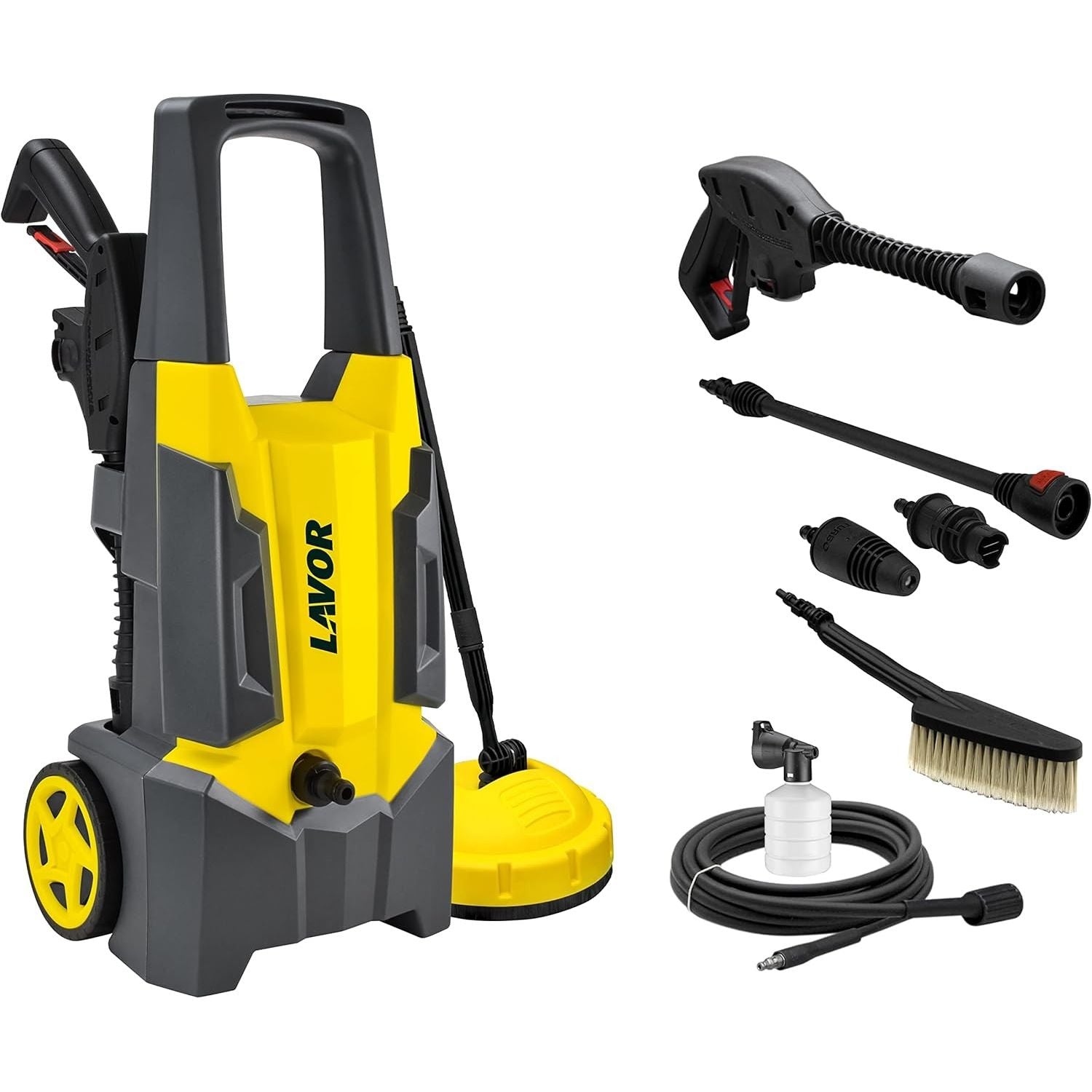 Lavor Idropulitrice Ad Acqua Fredda Dive Plus 135 Con Accessorio Lavapatio e Spazzola Fissa 135 Bar 1900 W