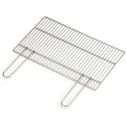 Ompagrill Griglia Per barbecue e Camino Con Manici Richiudibili Dimensione 67 x 40 cm