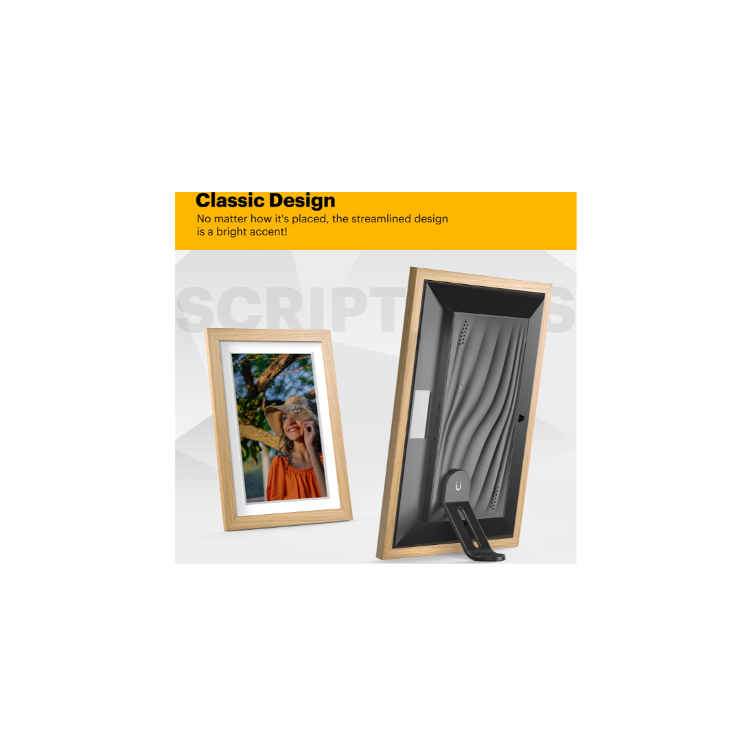 KODAK RCF1018 CORNICE DIGITALE 10" WI-FI WOOD GARANZIA UFFICIALE ITALIA 2 ANNI