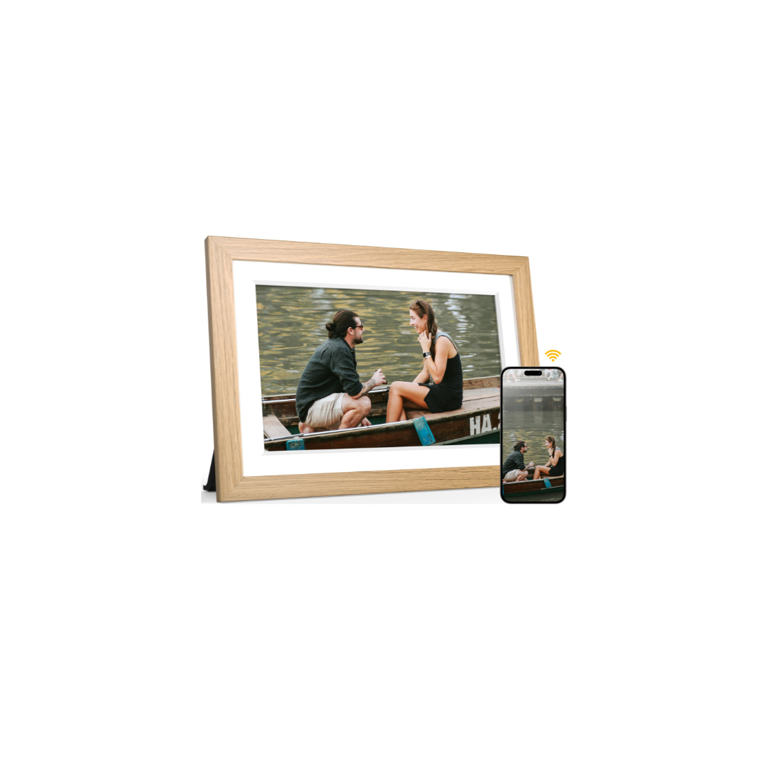 KODAK RCF1018 CORNICE DIGITALE 10" WI-FI WOOD GARANZIA UFFICIALE ITALIA 2 ANNI