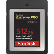 SanDisk EXTREME PRO CFEXPRESS CARD TYPE B 1700/1400 MB/s 512GB