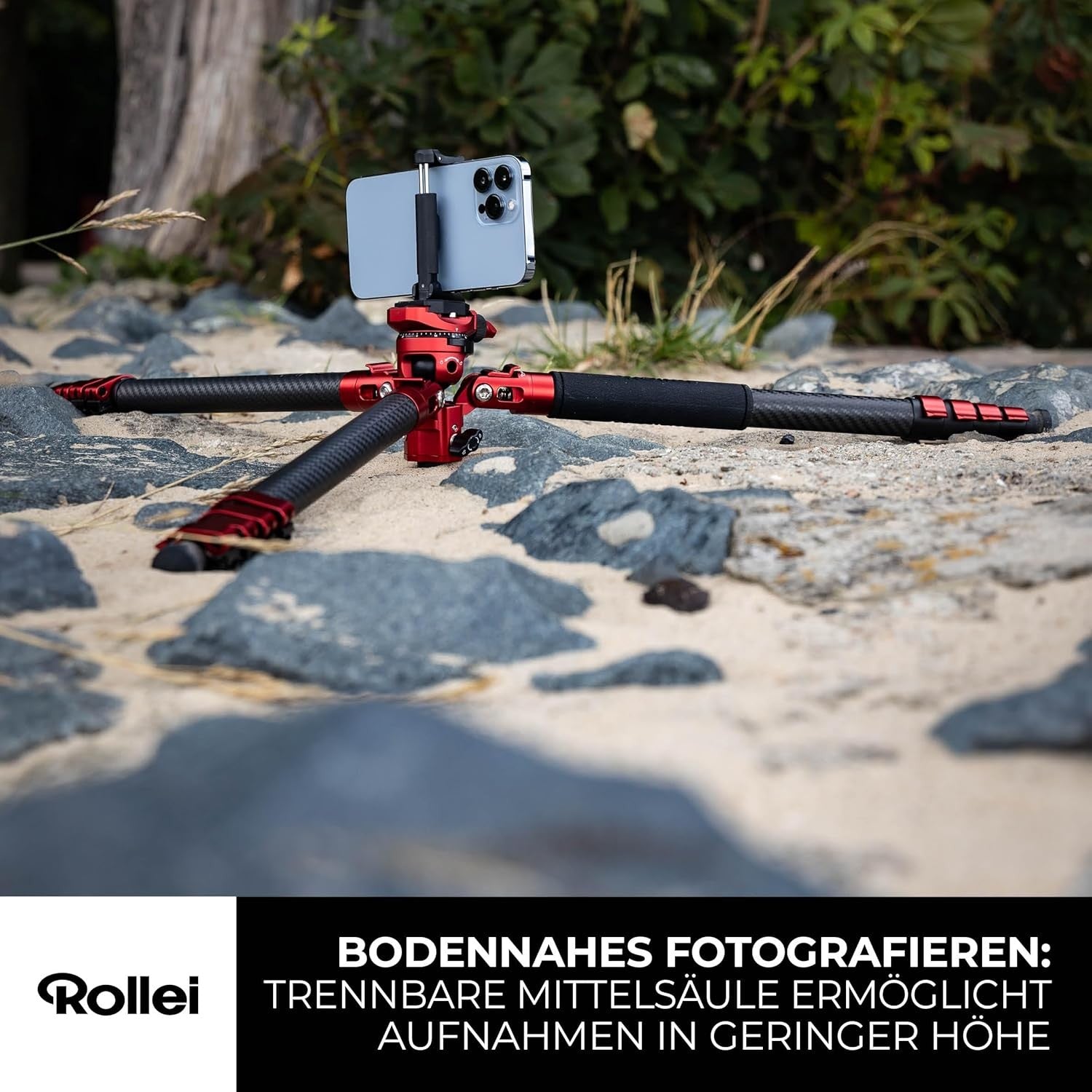 ROLLEI TREPPIEDE EASY TRAVELER CARBONIO