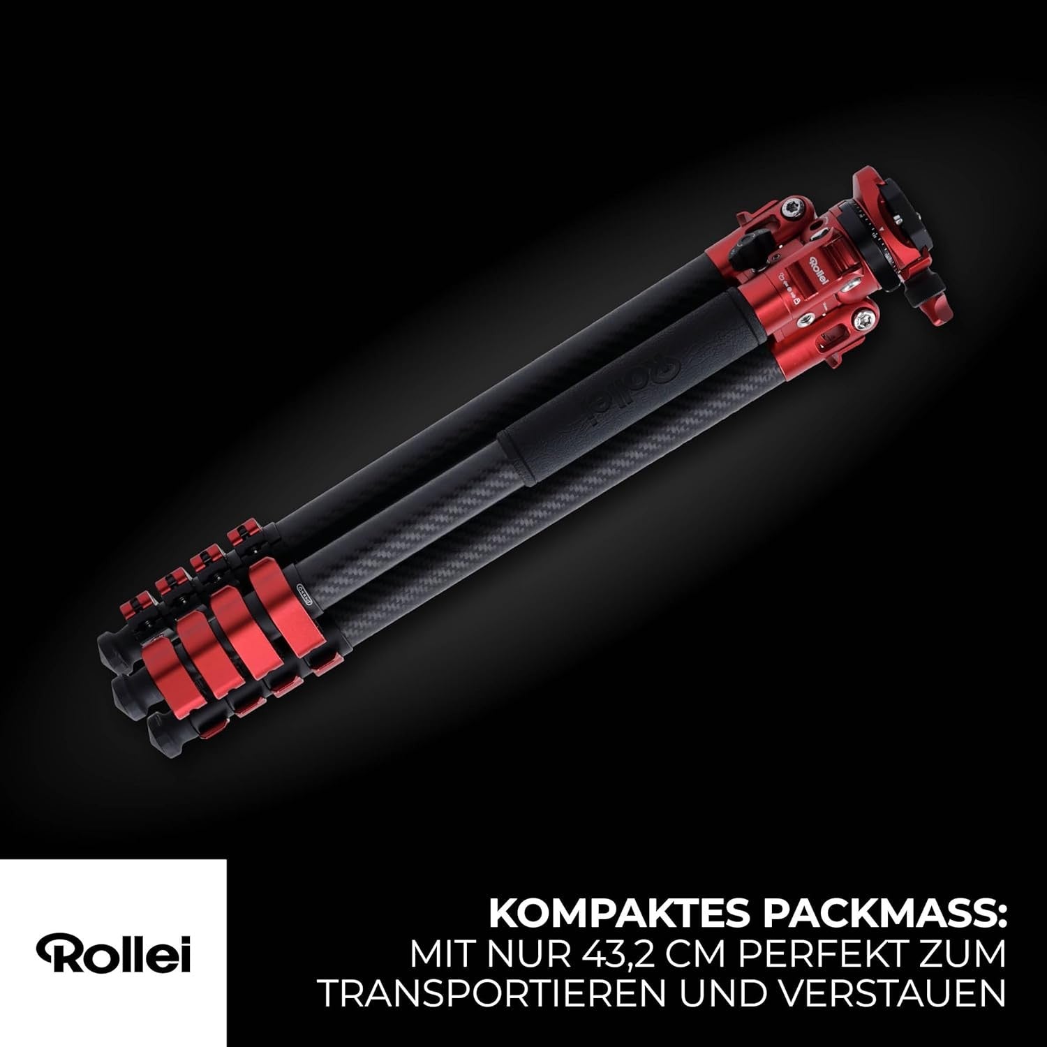 ROLLEI TREPPIEDE EASY TRAVELER CARBONIO