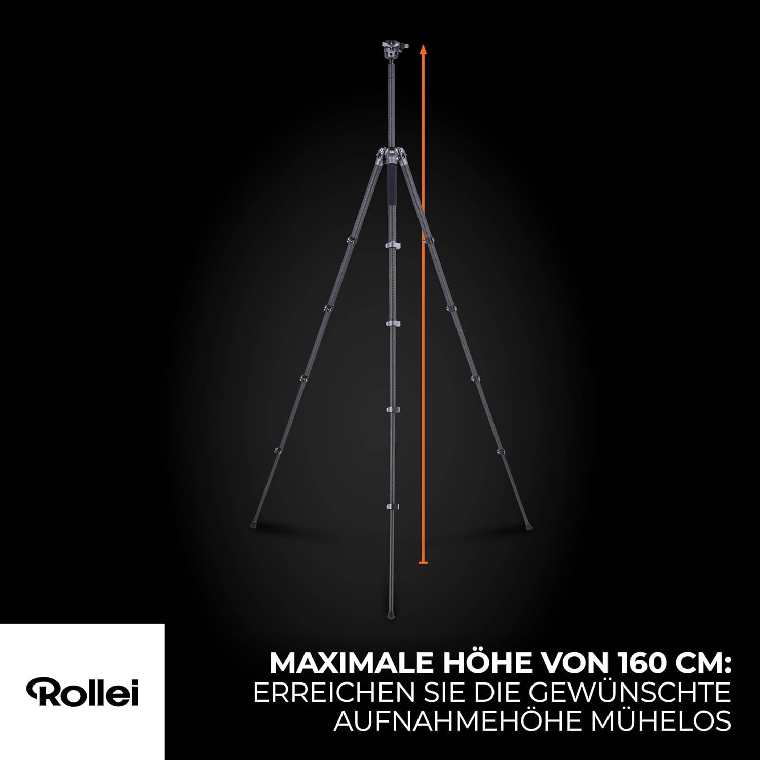 ROLLEI TREPPIEDE EASY TRAVELER CARBONIO