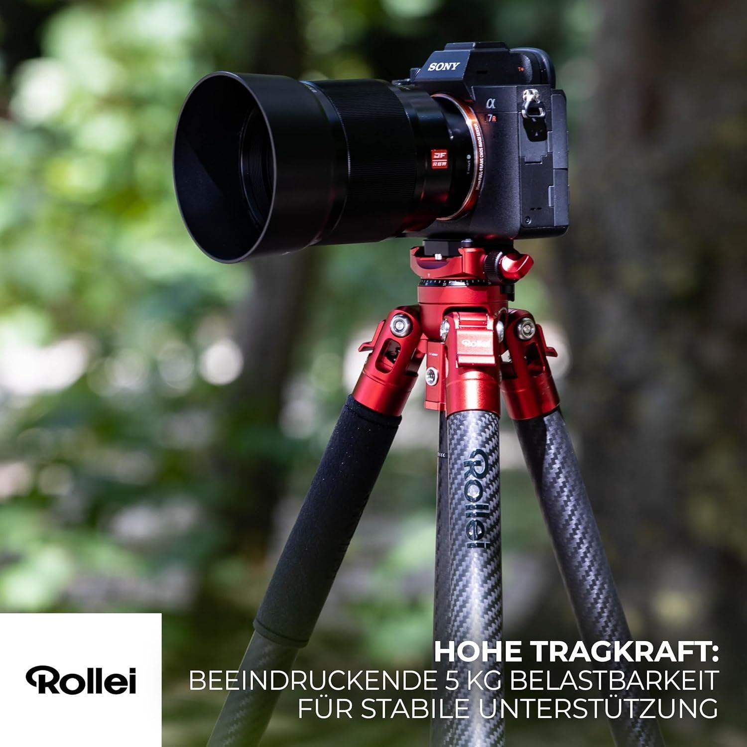 ROLLEI TREPPIEDE EASY TRAVELER CARBONIO