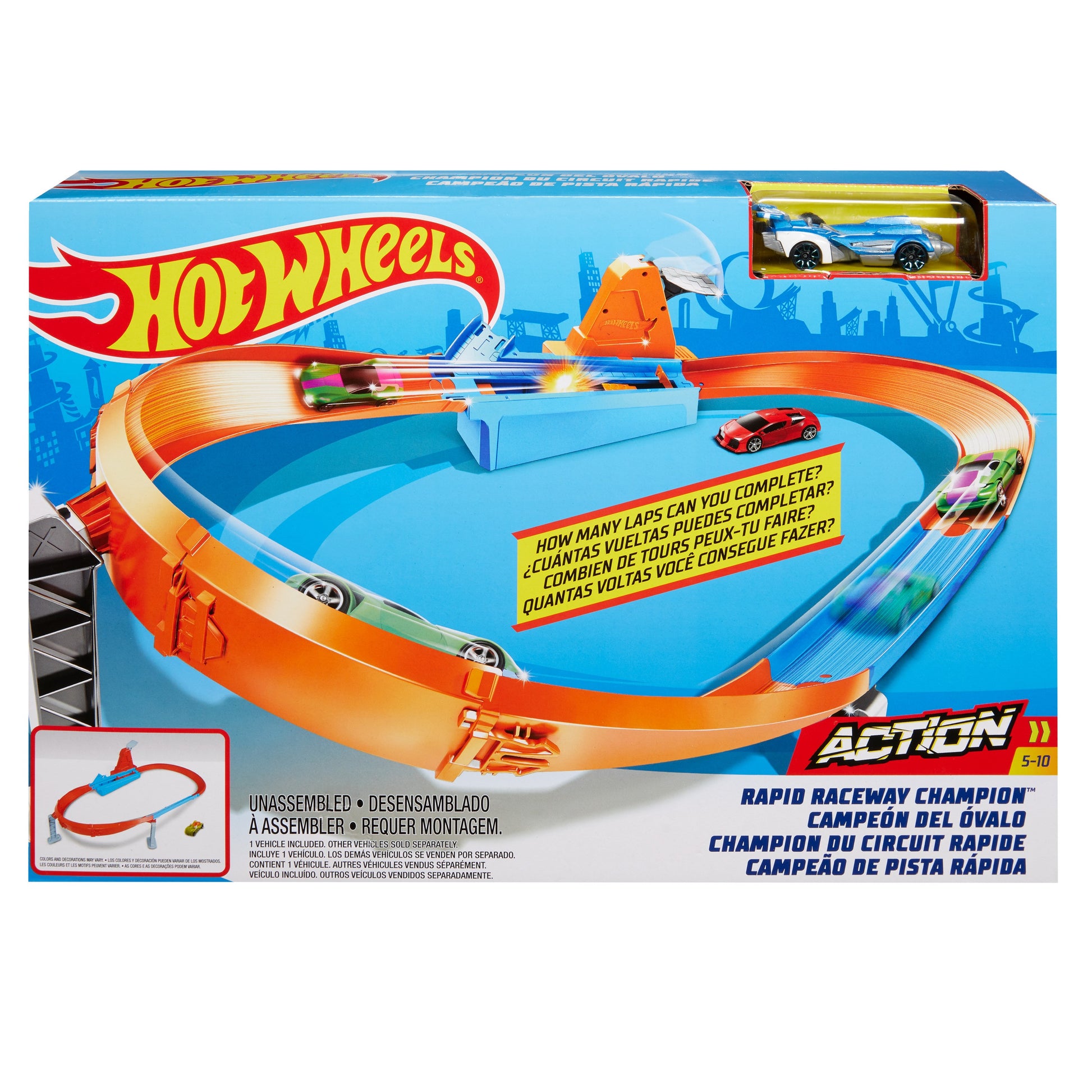 Hot Wheels  Rapid Raceway Champion  Play Set