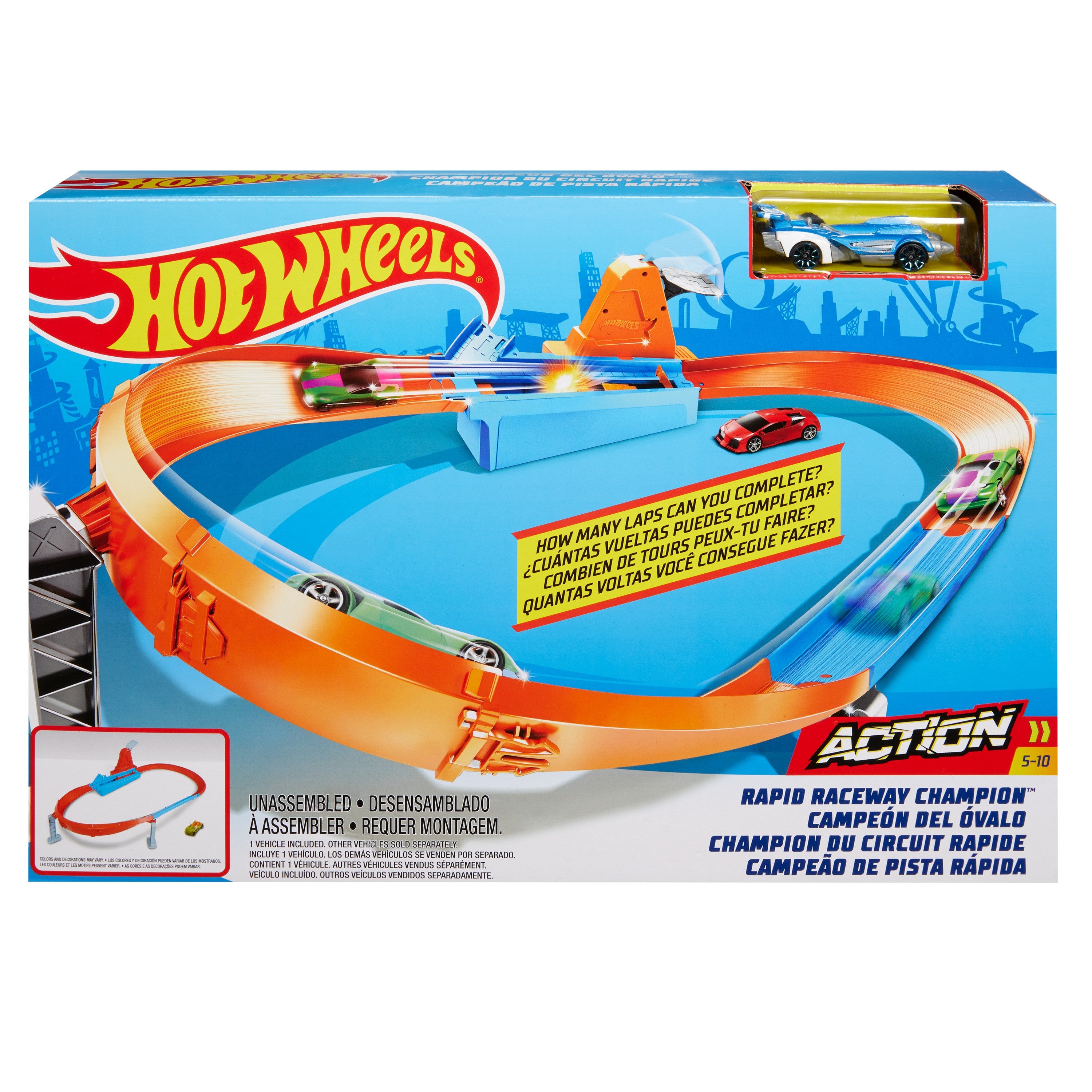 Hot Wheels  Rapid Raceway Champion  Play Set