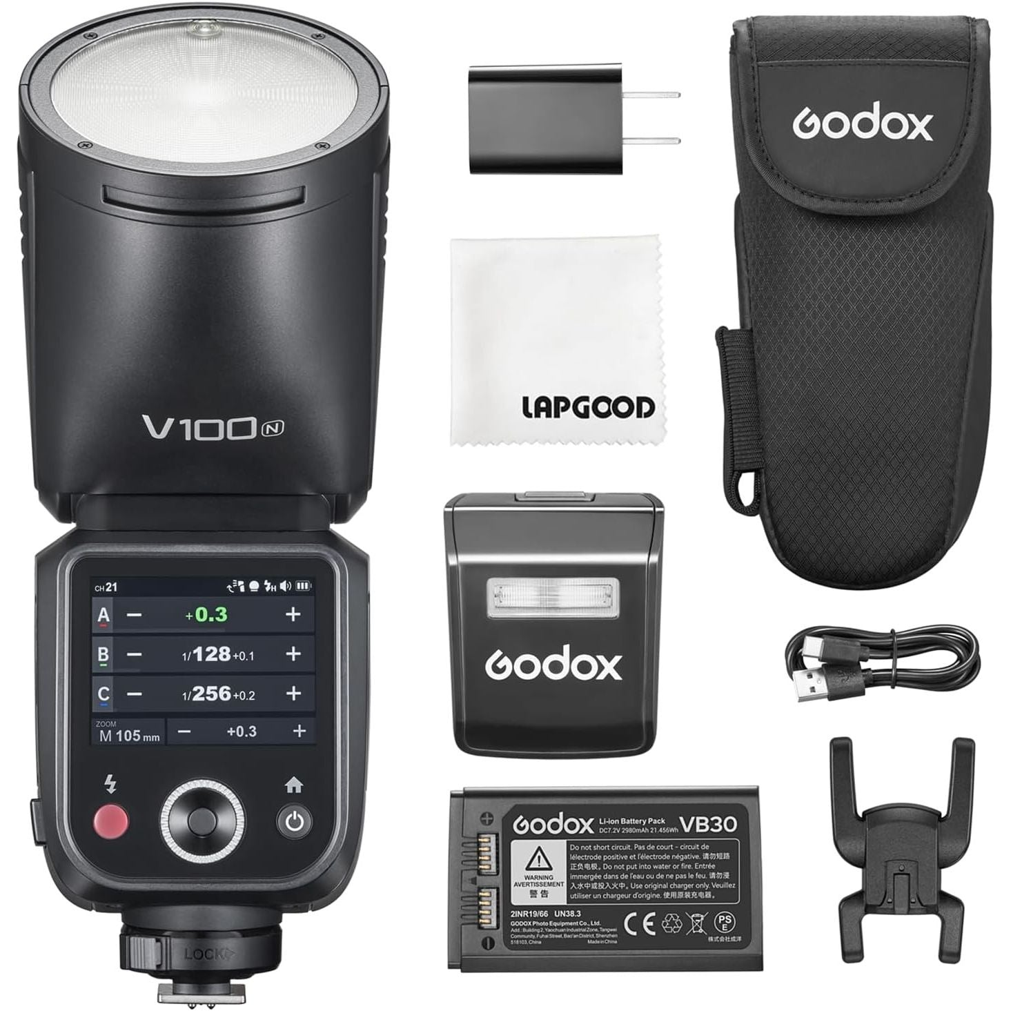 Godox Flash V100-N NIKON GARANZIA UFFICIALE ITALIA 2 ANNI