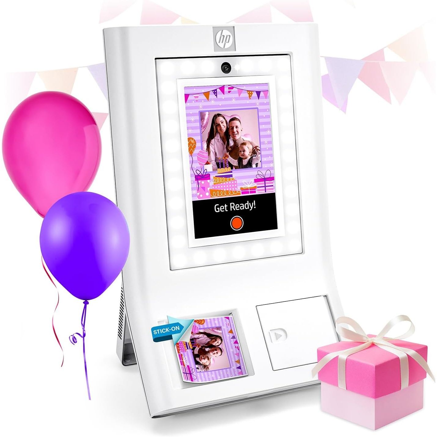HP STAMPANTE PHOTOBOOTH WHITE - Garanzia Ufficiale Italia 2 Anni