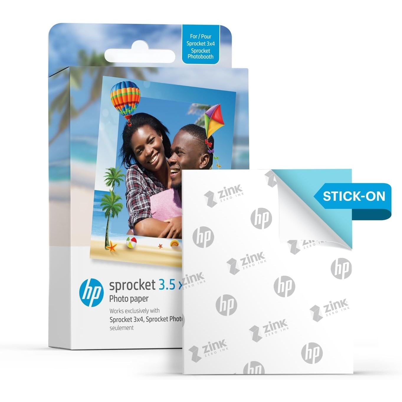HP SPROCKET PAPER 3.50 X 4.25 50 FOTO