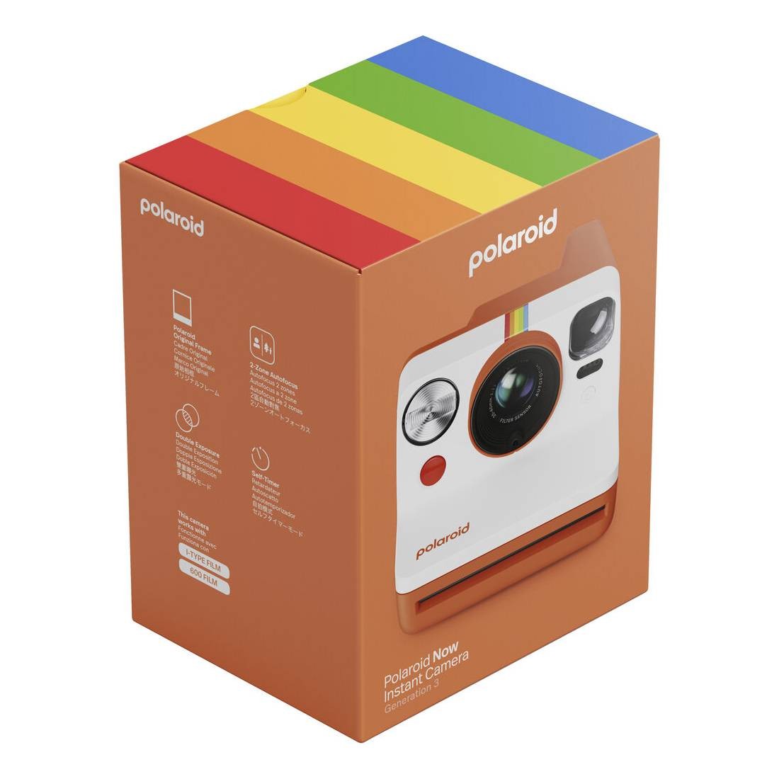 POLAROID NOW GENERATION 3 CORAL GARANZIA 2 ANNI UFFICIALE NITAL ITALIA