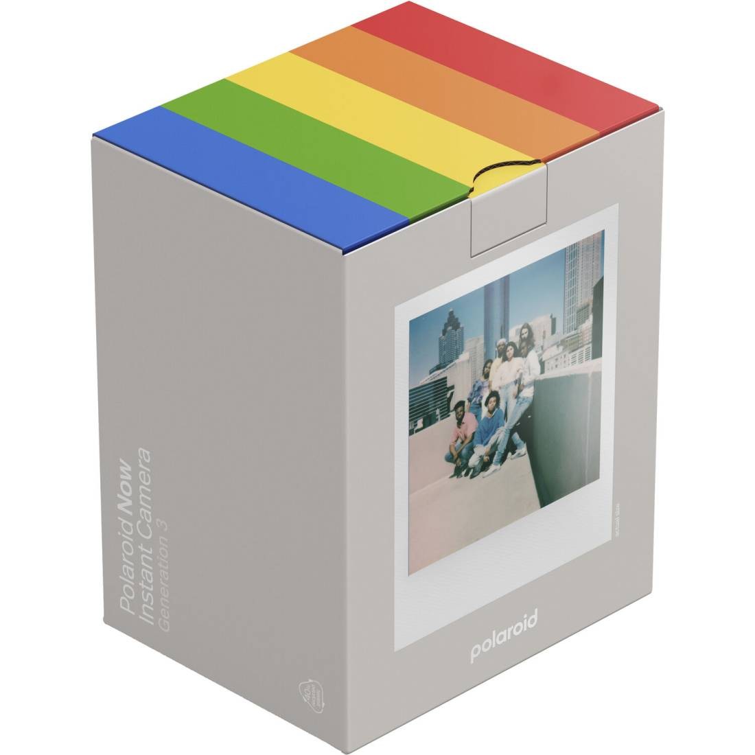 POLAROID NOW GENERATION 3 PEBBLE WHITE GARANZIA 2 ANNI UFFICIALE NITAL ITALIA