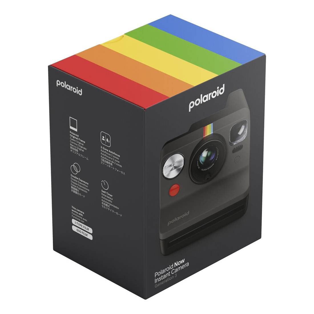 POLAROID NOW GENERATION 3 BLACK GARANZIA 2 ANNI UFFICIALE NITAL ITALIA