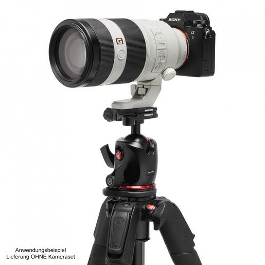 MANFROTTO TREPPIEDE 055 ALU ARCA KIT TESTA 3 VIE GARANZIA ITALIA 2 ANNI